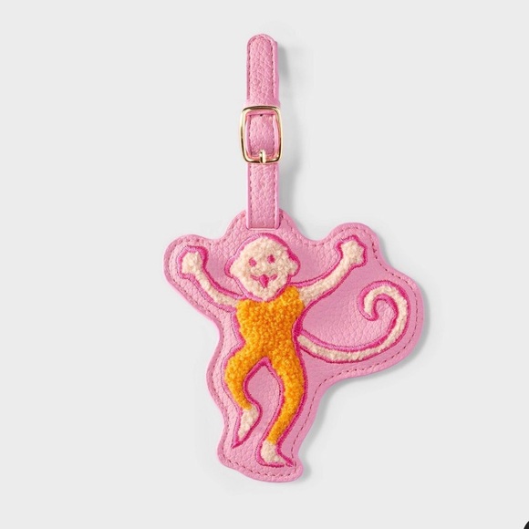 🩷🧡Roller Rabbit | Sea Life Luggage Tag Pink - Roller Rabbit x Target - Picture 4 of 5